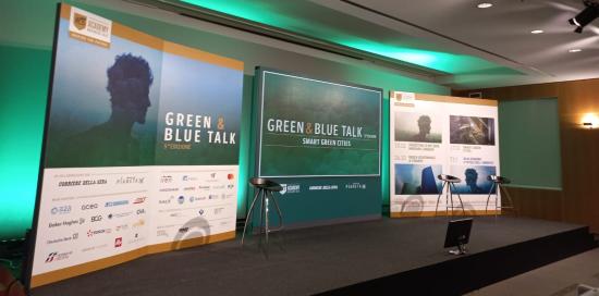 L'assessore Matteo Campora a Smart Green Cities-Palco