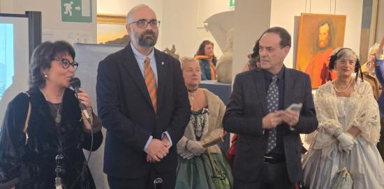 L'intervento della direttrice del Museo del Risorgimento Andreana Serra L'intervento della direttrice del Museo del Risorgimento Andreana Serra