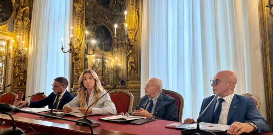 La presentazione dell'anniversario di Euroflora alla Sala Dorata