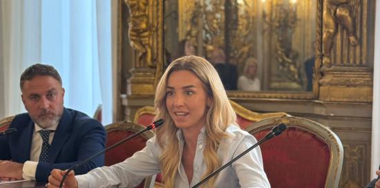 La presentazione dell'anniversario di Euroflora alla Sala Dorata