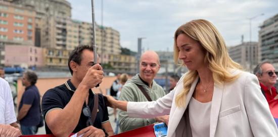 La sindaca Salis e i lavoratori Ericsson