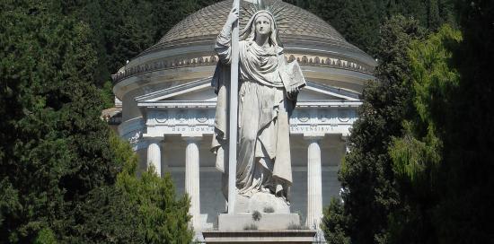 Statua della Fede, di Santo Varni (1875)