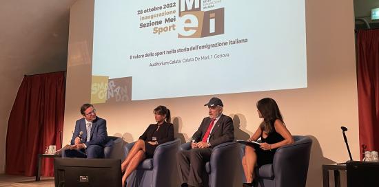 inaugurazione sez Sport al MEI