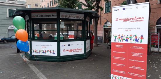 Maggiordomo di Quartiere e Custodi Sociali-Edicola piazza Manzoni