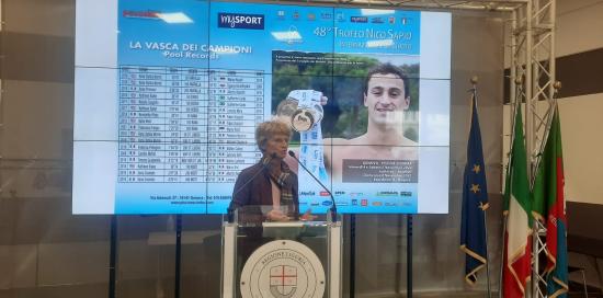 Mara Sacchi presidente Genova Nuoto