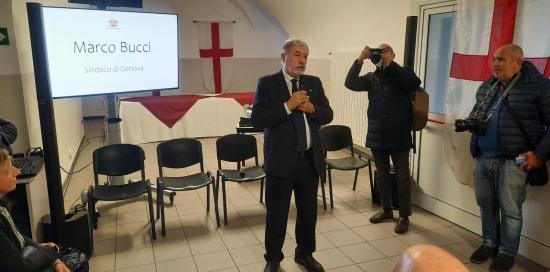 Intervento del sindaco Marco Bucci