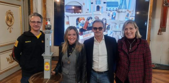 Marco Fanelli, assessore Paola Bordilli, Paolo Fanghella, Cristina Pozzi
