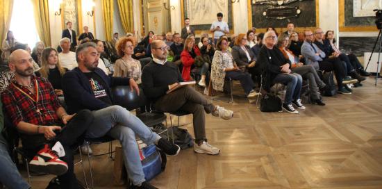 In prima fila: Marco Fiorello, Alessandro Battaglia, Claudio Tosi