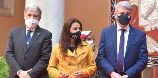 Marco Bucci, Paola Fraschini e Giuseppe Franceschelli