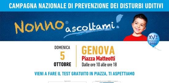Locandina dell'iniziativa "Nonno ascoltami!"