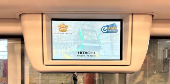 schermo informativo per i passeggeri