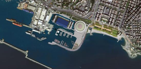 veduta area del waterfront