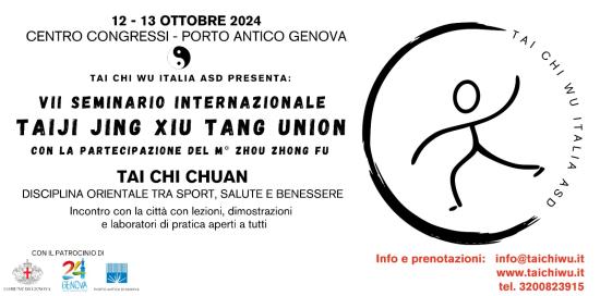 Altra locandina evento "Tai Chi - Disciplina orientale tra sport, salute e benessere"