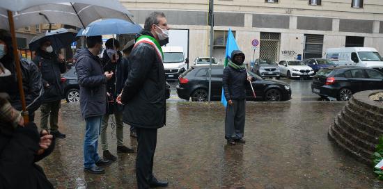 Vice Sindaco Pietro Picciocchi, cerimonia in largo XII Ottobre