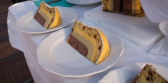due fette del panettone vincitore