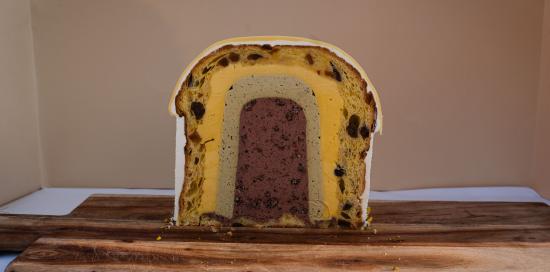 sezione del panettone vincitore