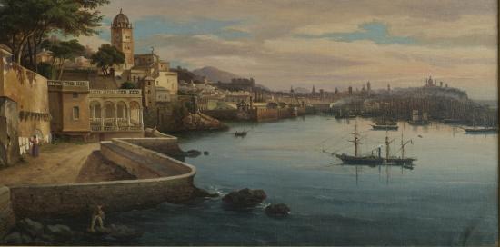 Pasquale Domenico Cambiaso, "Il porto di Genova"