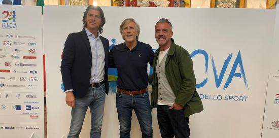 Simone Pavan, Enrico Nicolini e Francesco Flachi nel Salone