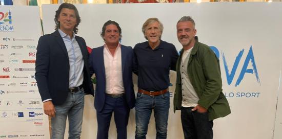Pavan, Sandro Scarrone, Nicolini e Flachi nel Salone