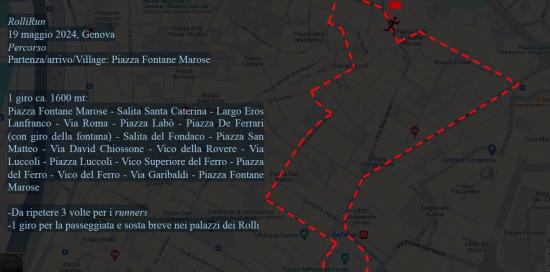 Percorso e mappa Rolli Run