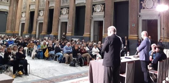 Posa pietre d'inciampo in corso Magenta-Pubblico Palazzo Ducale
