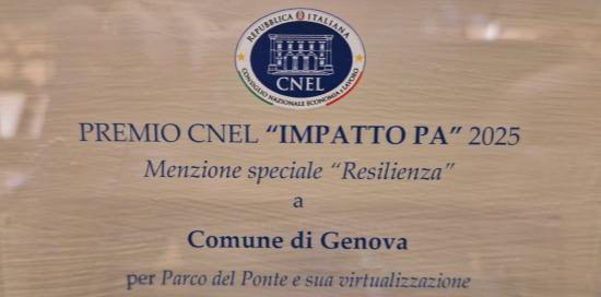 Premiazione Comune di Genova al CNEL-Premio