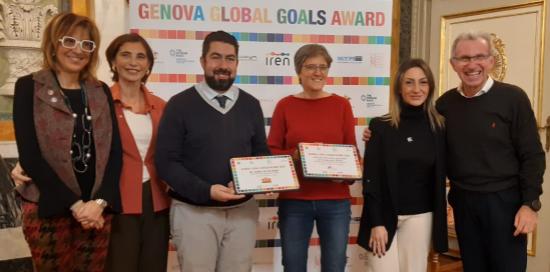 Premiazioni Genova Global Goals Award 2023-Premio a Municipio Bassa Valbisagno