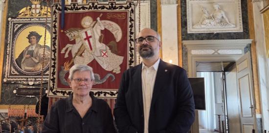 Presentazione nuovo gonfalone-Osemont e Montanari