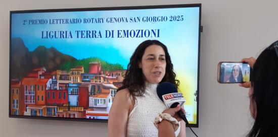 Presentazione premio letterario “Liguria terra di emozioni”-Intervista Coppola