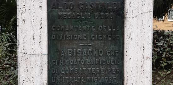 Presentazione restauro busto Aldo Gastaldi