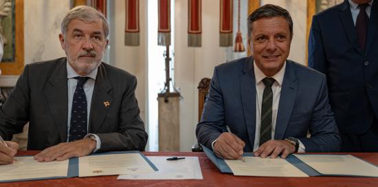 firma patto di amicizia genova santos
