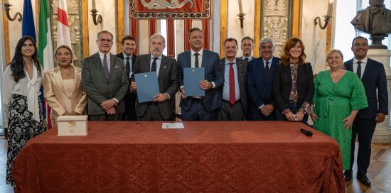 delegazione Santos a Tursi