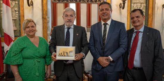 delegazione Santos a Tursi
