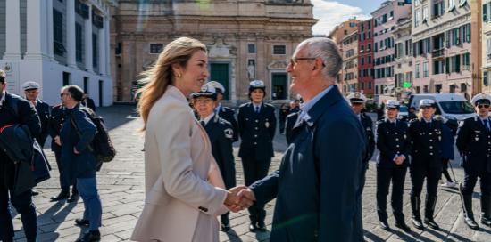 Silvia Salis e Franco Gabrielli Silvia Salis e Franco Gabrielli