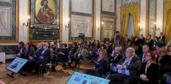 Immagine di repertorio del Salone di Rappresentanza di Palazzo Tursi