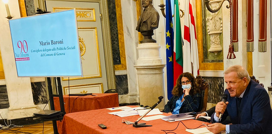 Mario Baroni al tavolo dei relatori