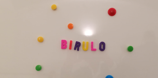 scritta "birulo"