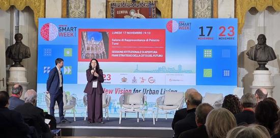 Sessione apertura Genova Smart Week-Intervento Coppola Sessione apertura Genova Smart Week-Intervento Coppola