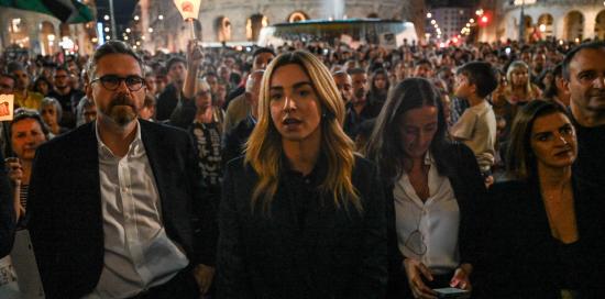 gaza manifestazione piazza de ferrari