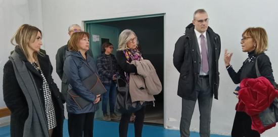 Sopralluogo scuola Morante-Corso, De Fornari e Piciocchi