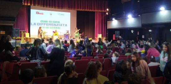 Un momento dello spettacolo Ciak si Gira al Teatro Govi di Bolzaneto
