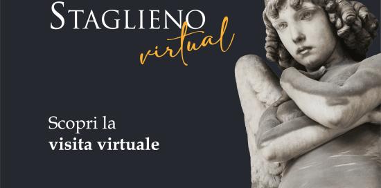 La card digitale con la foto della statua dell'Angelo Oneto