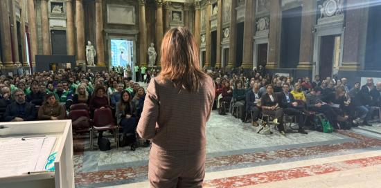 L'intervento dell'assessora Lodi L'intervento dell'assessora Lodi