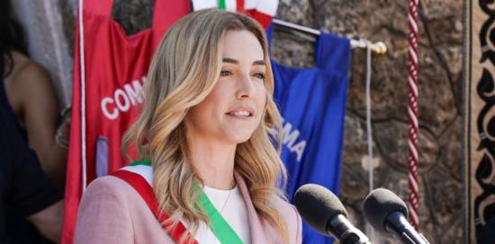 Cerimonia SantAnna di Stazzema-Sindaca Silvia Salis