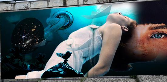 foto murales immagine femminile