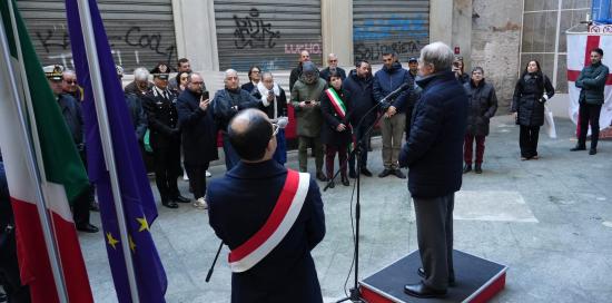 Targa Principi diritti dell'oceano-Intervento Bucci