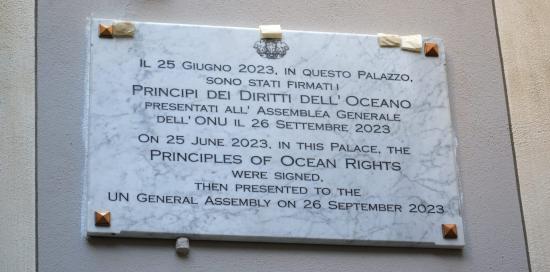 Targa Principi diritti dell&#039;oceano-Targa