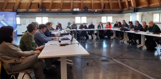 panoramica della sala riunioni