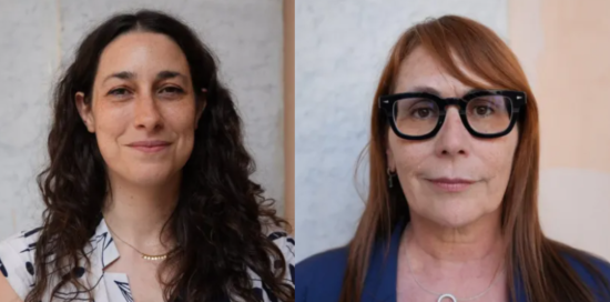 L'assessora Coppola insieme all'assessora Beghin (fotomontaggio)