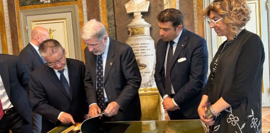 Tian Yulong, Marco Bucci, Mario Mascia, Marta Brusoni